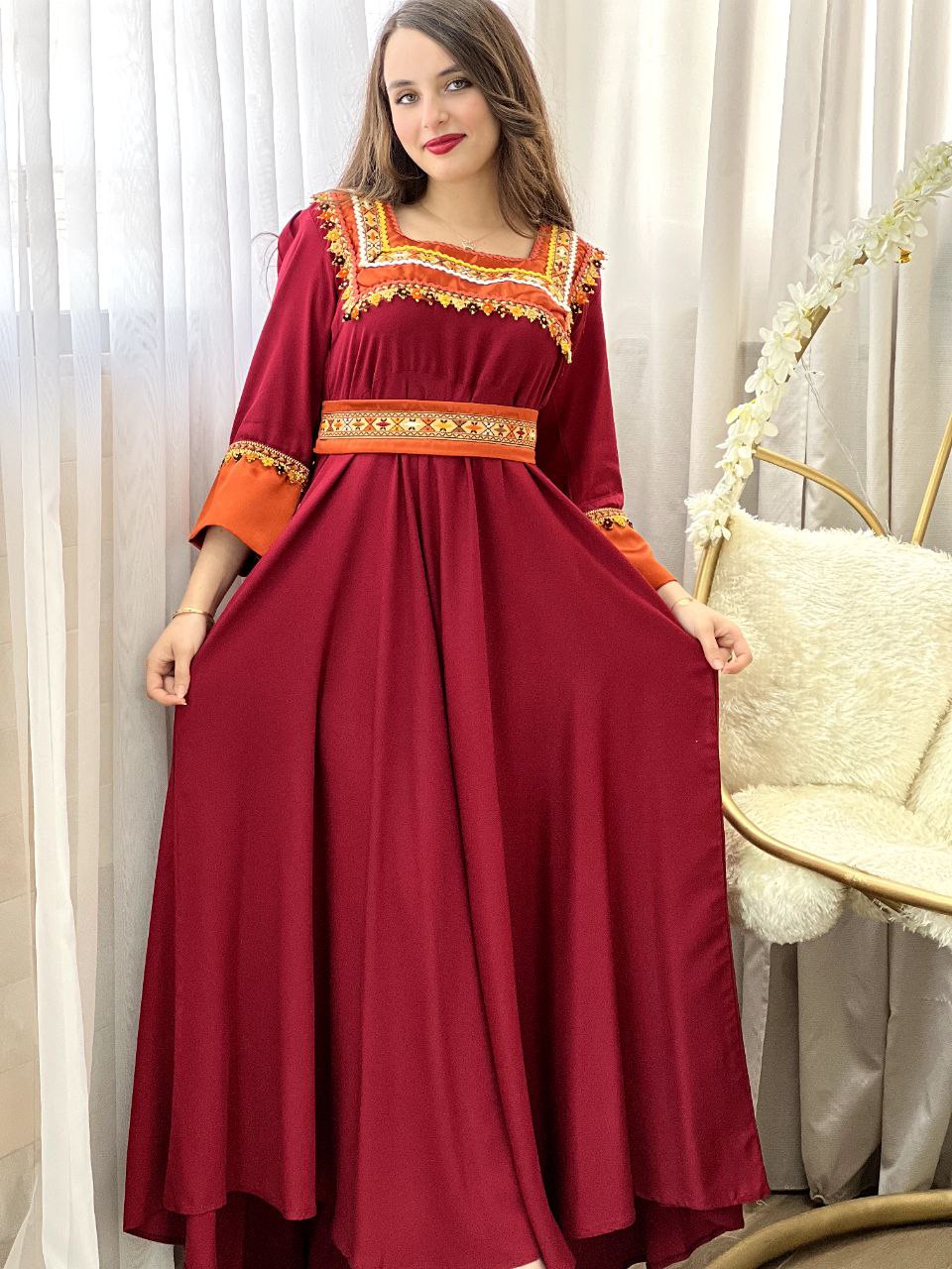 Robe Modéle Thiziri Rouge