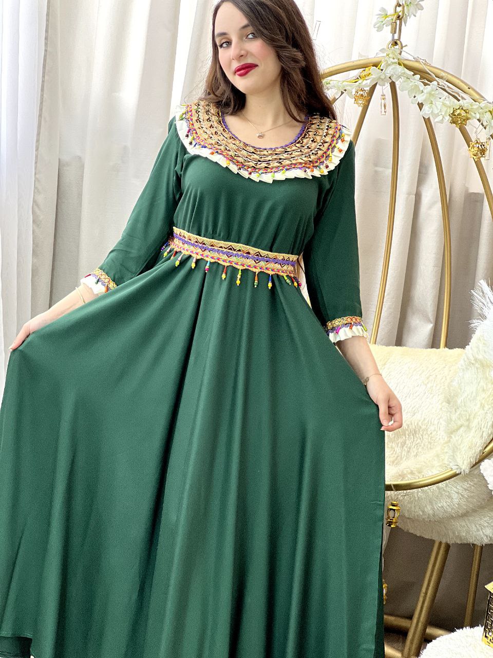 Robe Modéle Tilisa Vert