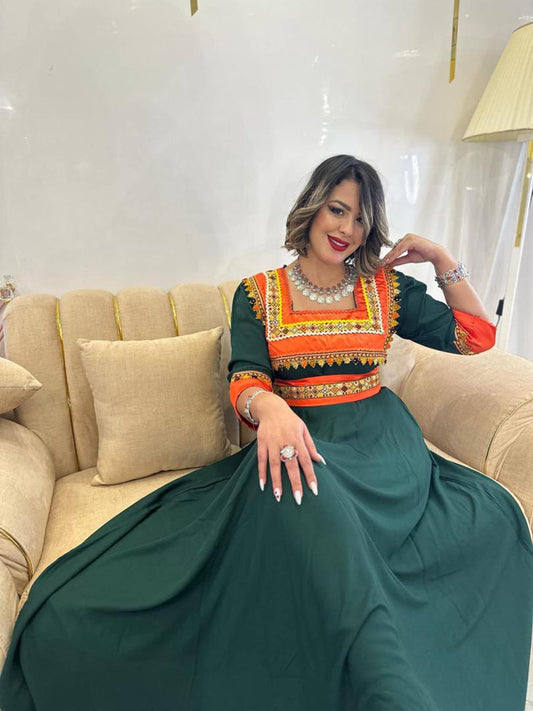 Robe Modéle Thiziri Vert