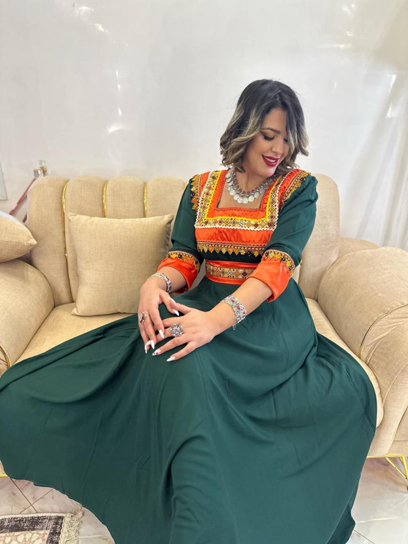 Robe Modéle Thiziri Vert